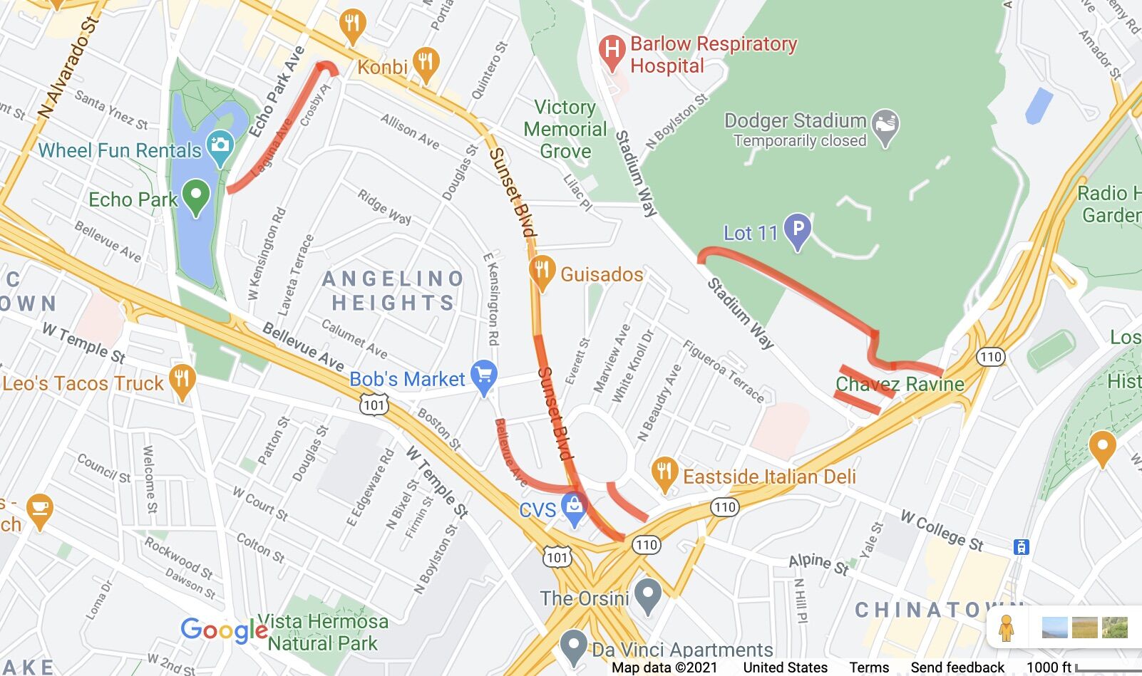 Restricted parking in Echo Park
